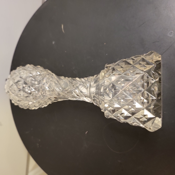 Antique Cut Crystal Bud Vase 6" - Picture 8 of 10